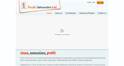 Desktop Screenshot of pacificinteractiveltd.com